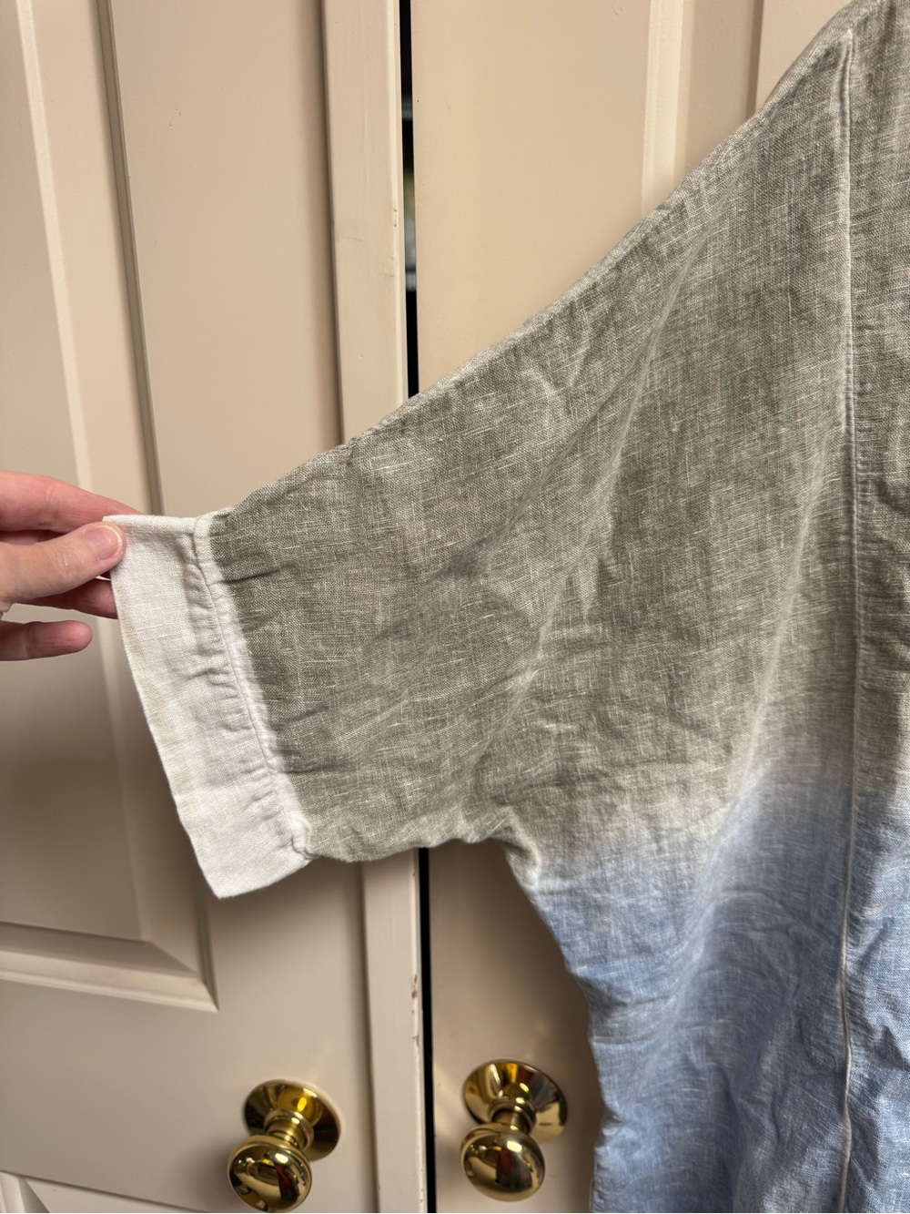 Belle France Linen Tunic Made In Italy - Picture 3 of 6